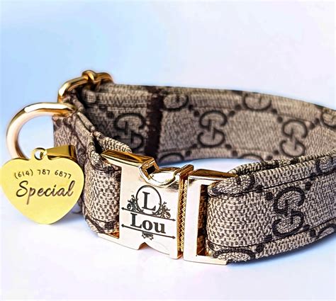 collar para perro gucci|Dog Tags .